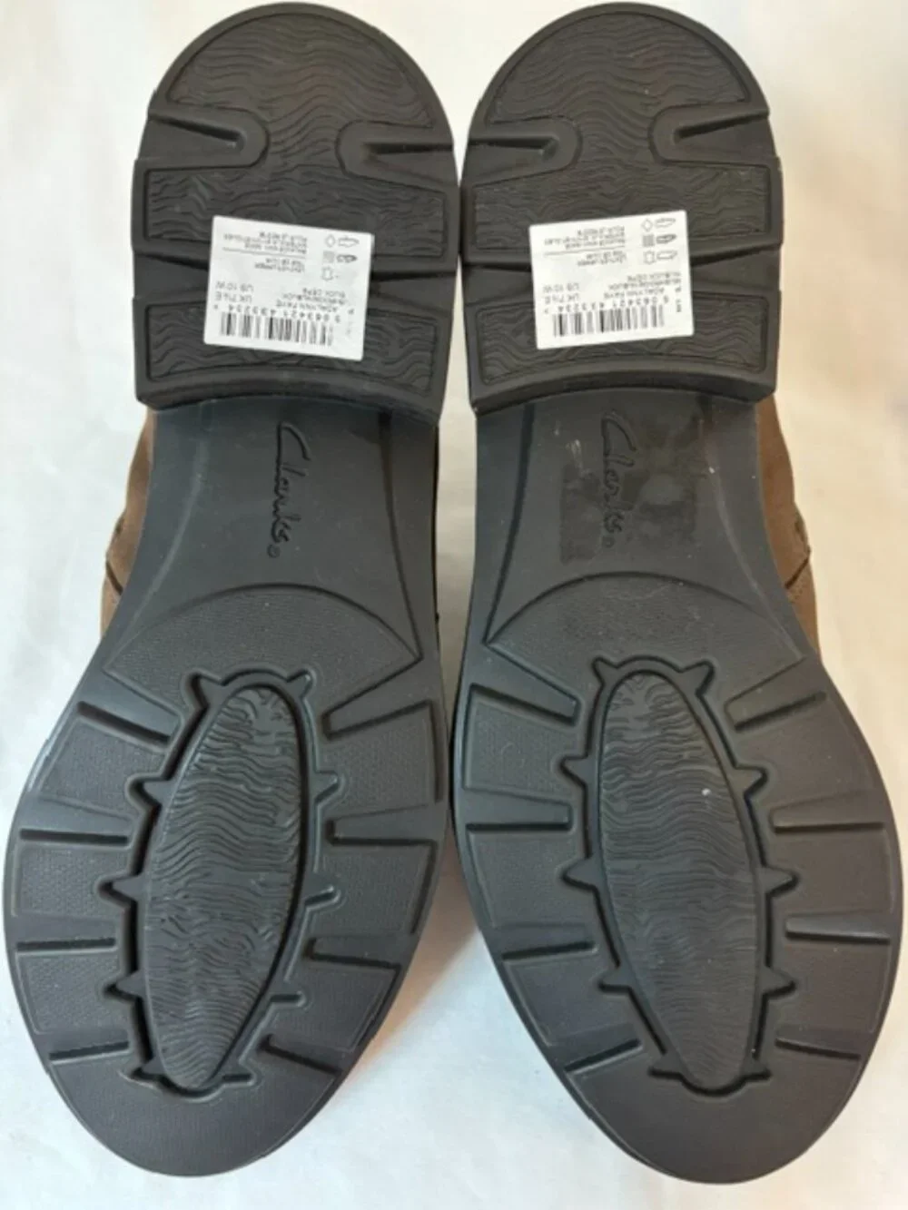 Clarks Women's Adalynn Faye Ankle Boots w/Buckle & Strap in Mushroom Size 10W